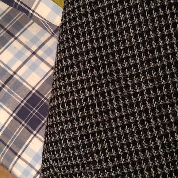 Blue, gray, black double breasted wool jacket - Picture 9 of 12